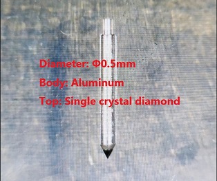 Very thin stylus as you see 加工前